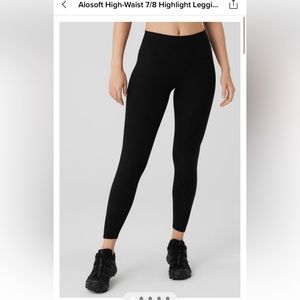 Alo alosoft black leggings